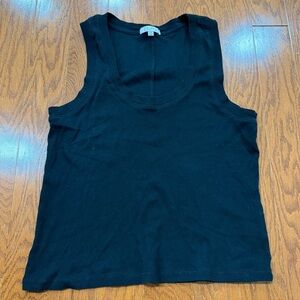 Z Supply Black Ribbed Tank Top